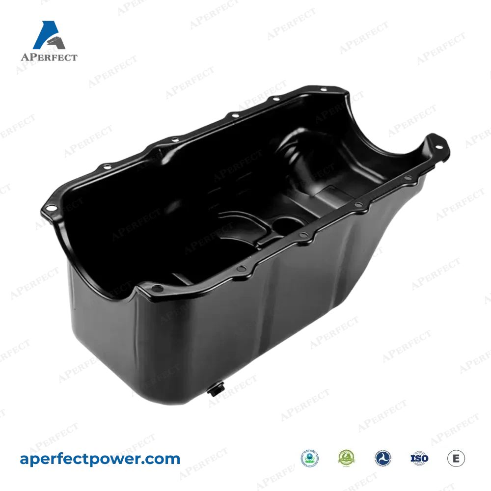 Aperfect oil pan 10131027 Chevrolet Buick Cadillac side view